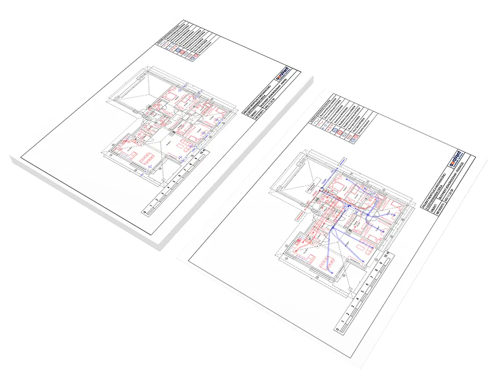 Projekt wentylacji mechanicznej o odzyskiem ciepła / aeroVent