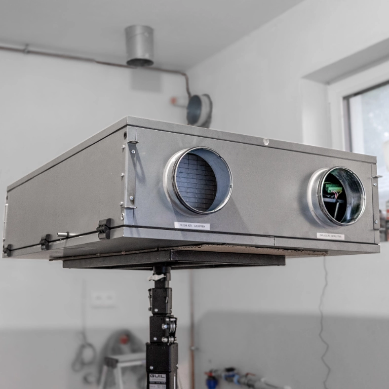 Realizacje - rekuperatory aeroVent zainstalowane w domach użytkowników wentylacji mechanicznej z odzyskiem ciepła